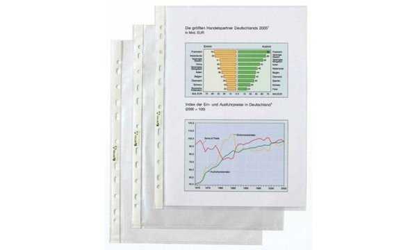 HETZEL Prospekthülle Top Quality, A 4, PP, glasklar, 0,11 mm (59224951)