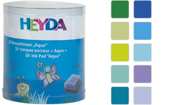 Image HEYDA_Stempelkissen-Set_Aqua_Kla_rsicht-Runddose_img3_4369486.jpg Image