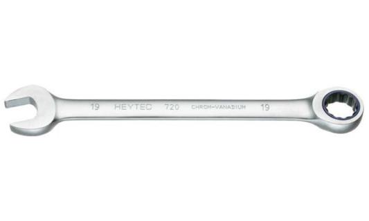 HEYTEC Knarren-Ringmaulschlüssel, 1 4 mm, Länge: 190 mm (11650090)