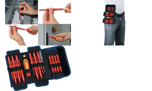 HEYTEC VDE Schraubendreher-Satz, 18 -teilig, Rolltasche (11650009)