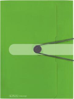 Gummizugmappe PP A4 Apfel opak 