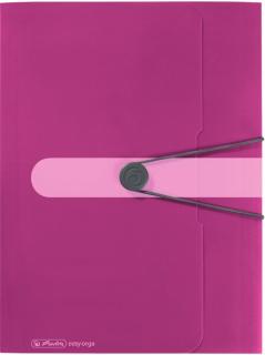 Gummizugmappe PP A4 Beere opak 