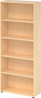 Regal 5 Ordnerhöhen, 33 cm tief Korpus Ahorn, 80 x 33 x 188 cm (BxTxH)