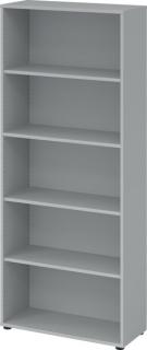 Regal 5 Ordnerhöhen, 33 cm tief Korpus Grau, 80 x 33 x 188 cm (BxTxH)