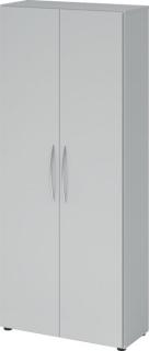 Schrank 5 Ordnerhöhen, 34,6 cm tief BM Korpus und Front Grau