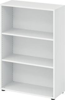 Regal 3 Ordnerhöhen, 33 cm tief Korpus Weiß, 80 x 33 x 114 cm (BxTxH)