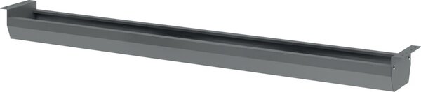 Kabelwanne klappbar für 160er Tisch Graphit, Maße: 126,2 x 9,3 cm (BxH)