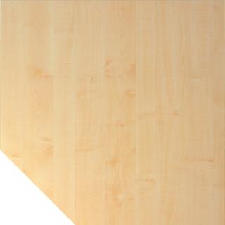 Verkettungsplatte trapezform/STF Ahorn/Silber, Quadratform mit