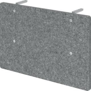 HAMMERBACHER Sichtblende grau 79,5 x 50,0 cm
