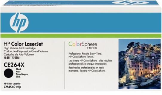 Toner Cartridge 646X schwarz für Color LaserJet CM4540 MFP,