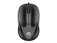 HP 1000 - Maus - rechts- und linkshändig - kabelgebunden - USB - Schwarz