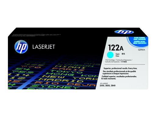 HP 122A Cyan LaserJet Tonerpatrone (Q3961A)
