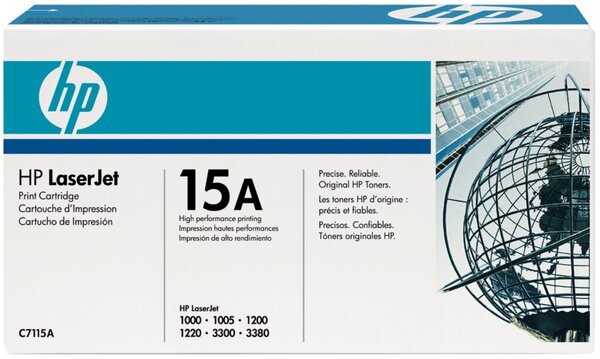 HP 15A Schwarz LaserJet Tonerpatrone (C7115A)