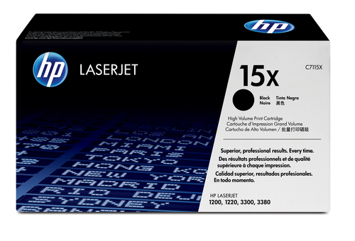 HP 15X Schwarz LaserJet Tonerpatrone (C7115X)