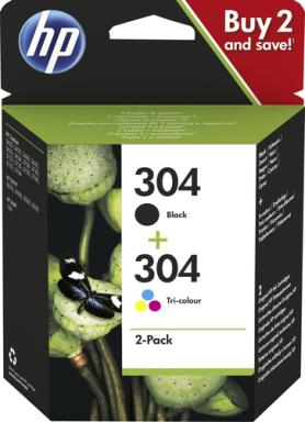 Image HP_304_2-Pack_BlackTri-color_Ink_Cartridges_img5_3684255.jpg Image