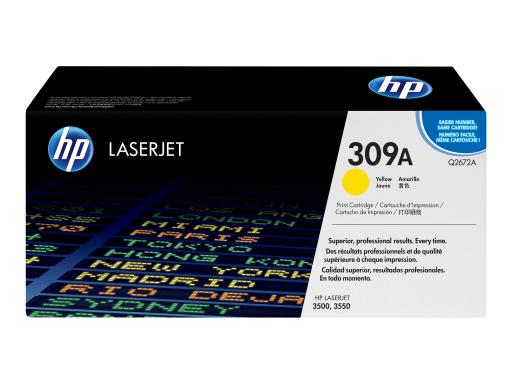 HP 309A Gelb LaserJet Tonerpatrone (Q2672A)