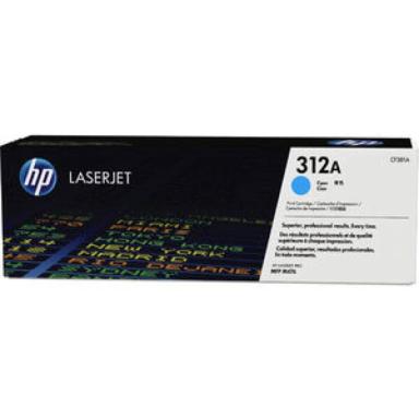 HP 312A Cyan LaserJet Tonerpatrone (CF381A)