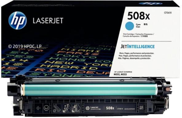 HP 508X Cyan LaserJet Tonerpatrone (CF361X)