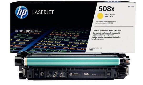 HP 508X Gelb LaserJet Tonerpatrone (CF362X)