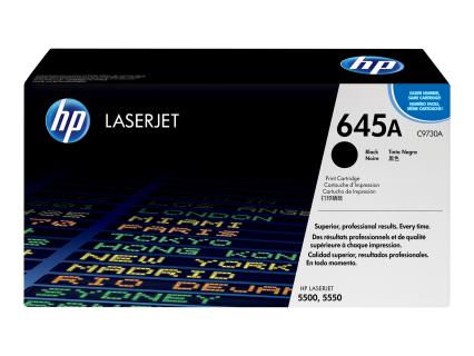 HP 645A Schwarz LaserJet Tonerpatrone (C9730A)
