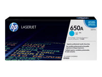 HP 650A Cyan LaserJet Tonerpatrone (CE271A)