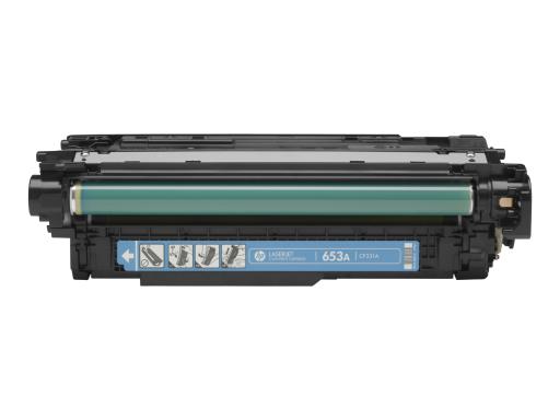 HP 654A Cyan LaserJet Tonerpatrone (CF331A)