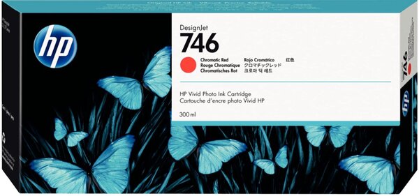 HP 746 300-ML CHROMATIC RED
