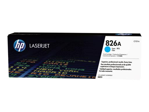 HP 826A Cyan LaserJet Tonerpatrone (CF311A)