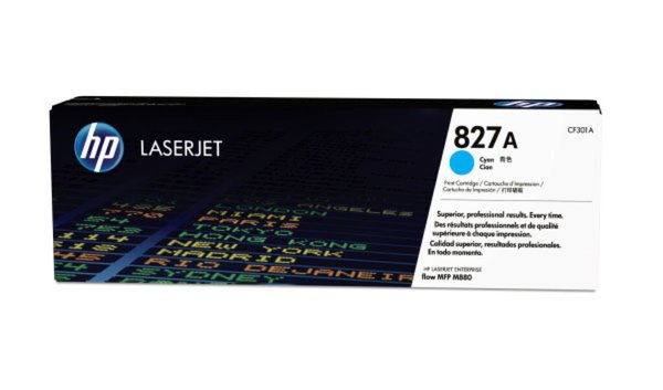 HP 827A Cyan LaserJet Tonerpatrone (CF301A)
