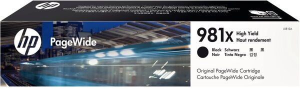 HP 981X Schwarz PageWide Tintenpatrone