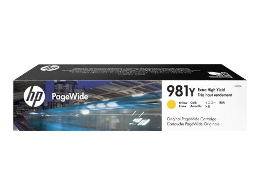 HP 981Y Besonders hohe Ergiebigkeit Gelb PageWide Tintenpatrone