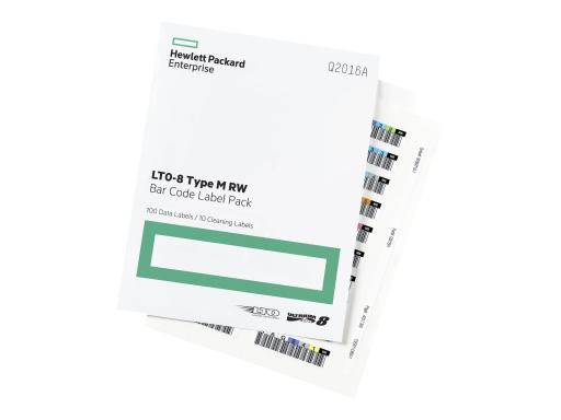 HP ENTERPRISE LTO-8 Ultrium RW Bar Code Label Pack