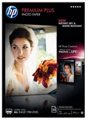 HP Premium Plus Semi-gloss Photo Paper-20 Blatt/A4/210 x 297 mm 300g/m2