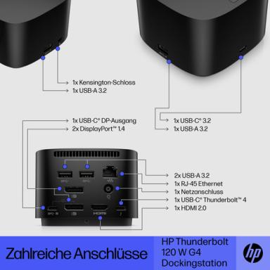 HP Thunderbolt 120W G4 Dock for Notebook