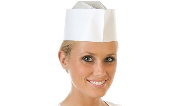 HYGOSTAR Schiffchen EXPRESS, Spezia l-Krepp-Papier, weiß (6495282)