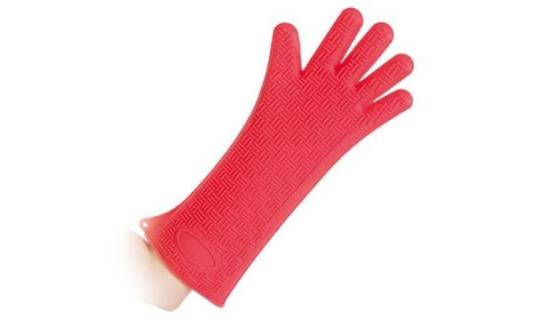 HYGOSTAR Silikon-Handschuh HEATBLO CKER, rot, Länge: 350 mm (6495276)