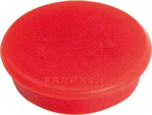 Haftmagnet 13mm, rot, Haftkraft 100g, hochwertiger Haftmagnet mit