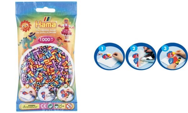 Hama Bügelperlen midi Streifenperl en-Mix 92, im Beutel (58140117)