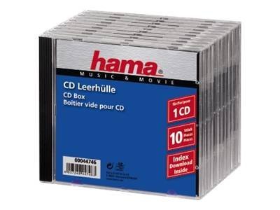 Hama CD-Leerhülle 1x10 Standard 44746