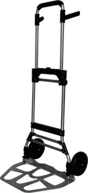 Handkarre klappbar, Alu, max. 120 kg belastbar, 2 Rollen, inkl. Gummiband