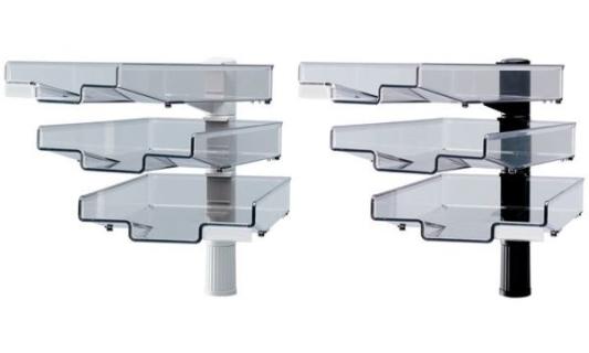 Hansa Schwenkflügler mit 3 Schalen, lichtgrau (61000248)