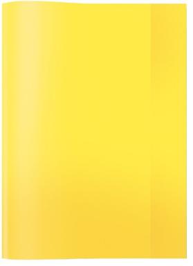 Heftschoner Folie transp. A4 gelb hoch