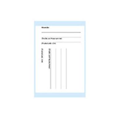 Hinweisetikett 80x110mm Paketadres. weiss schwarz 8St 1Pack