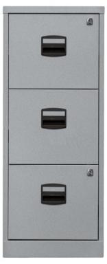Hängeregistraturschrank PFA Einstiegsmodell, silber