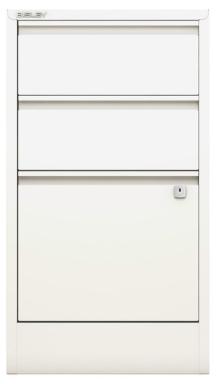 Hängeregistraturschrank, weiss 1 HR-Schubladen, 2 Schubladen