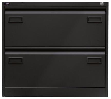 Image Hngeregistratuschrank_schwarz_Light_2Bahn2Schubl_img3_4388630.jpg Image