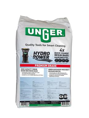 HydroPower® DI "Quick Change Harzbeutel" | 24 Liter DIB84 <br>4 x 6-Liter-Beutel aus wasserdurchlässigem Textilmaterial in luftdichtem Sack