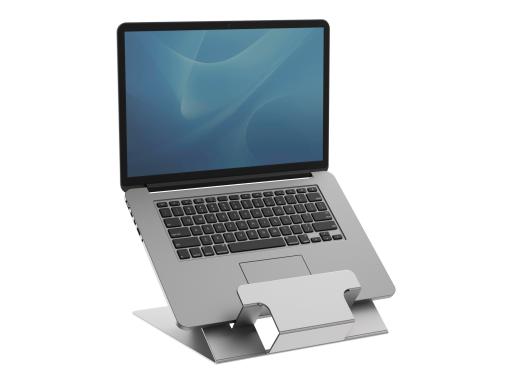 Hylyft Laptop Ständer, silber Aluminium, 238 x 246 x 6 mm