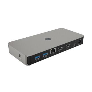 RAIDSONIC Dockingstation IcyBox USB Type-C mit zweifacher Videoausgabe retail