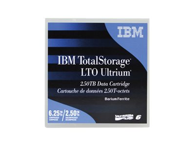 IBM Media Tape LTO6 2.5/6.25 TB